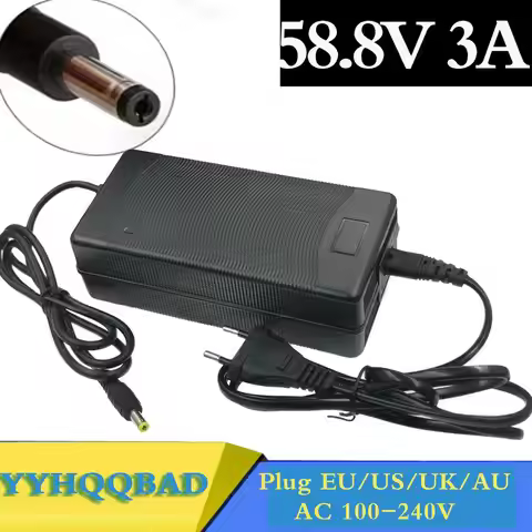 58.8V 3A Battery Charger For 14S 50.4V 51.8V electric bike lithium battery Charger High quality Stro