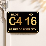 House Number Plate - House Number Plate | Minimalist House Number Accessories Door Decoration