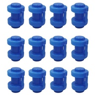 12 Pcs Trampoline Caps 25 mm,Trampoline End Caps for Attaching the Safety Net to the Net Poles of the Trampoline