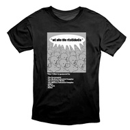 The Resistance Aren't The Resistance Useful Idiot Wojak NPC Meme T Shirt Black tops tee