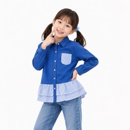 KEMEJA Corduroy Girls' Shirt Tops Ages 9 Years 10 Years 11 Years 12 Years 13 Years 14 Years