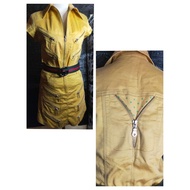 Preloved yellow skirt set