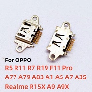 5-50Pcs Micro USB Charging Port Dock Socket Plug Charger Connector For Oppo R5 R11 R7 R19 F11 Pro A7