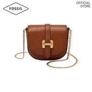 Fossil Women's Micro Crossbody Crossbody Bag  ( SHB3148210 ) - Brown Leather