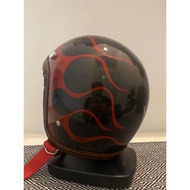 SLIM HELMET FIBRE HANDMADE- FIRE