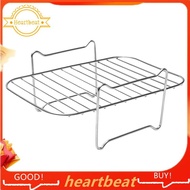 [Hot-Sale] Air Fryer Rack for Ninja DZ201/DZ401 Foodi Accessories Stainless Steel Multi-Layer Stacka