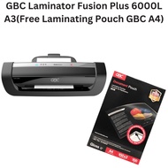GBC Laminator Fusion Plus 6000L A3 (Free Laminating Pouch GBC A4)