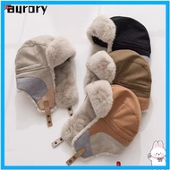 AURORY Russian Bomber Cap, Earflap Design Waterproof Ski Hat, Vintage Russian Style Warm Windproof E