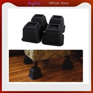 MagiDeal Pack of 4 Heavy-duty Bed  Furniture Bed Lifts Elevators, Additional storage