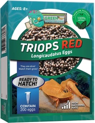 Greenwaterfarm Triops Red Longicaudatus Eggs for Hatching and Culture Suitable to beand Science Proj