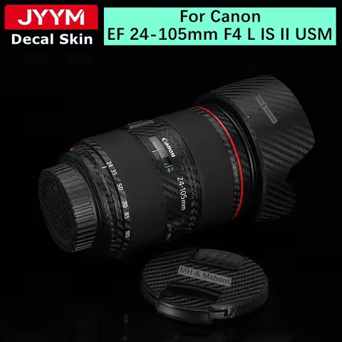 Customized Sticker For Canon EF 24-105mm F4 L IS II USM Camera Lens Decal Skin Vinyl Wrap Protective
