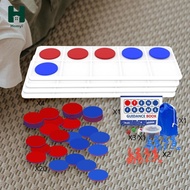 [Homyl] Plastic Ten Frames Set Math Games Math Tool for Early Math Demonstration