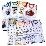 12 / 6 Pairs baby Boy clothes Terno ( 0-9 Month )