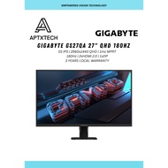 GIGABYTE GS27QA 27" GAMING MONITOR ( 27" SS IPS QHD / 1MS / 180HZ / AMD FREESYNC / HD MI + DP )
