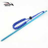 1Pcs Light Weight Aluminium Alloy Scuba Diving Stick Pointer Rod With Hand Rope Underwater Shaker Sn