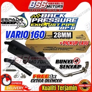 ESPADA Back Pressure Honda VARIO160 VARIO 160 Racing Exhaust Pipe 28MM Cutting Standard Ekzos Muffle