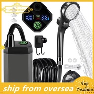 [TopFashion] Camping Shower Rechargeable 6000mAh Battery Gardening & Car Washing