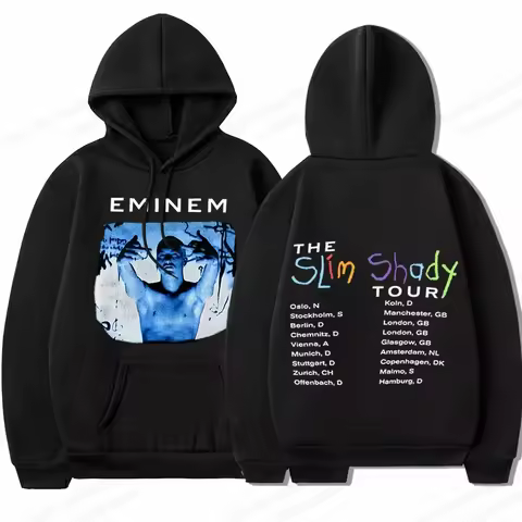 HipHop Eminem Hoodie Men Women Fashion Hoodies Women Sweatshirts Boy Coats Slim Shady Sweats Rapper