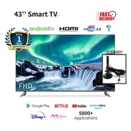 UHD Smart TV Android TV | Android 12 | 43 Inch | Google Play | Frameless Display | Netflix Youtube