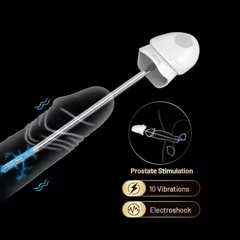 Electroshock Stainless Steel Horse Eye Stick Electric Urethral Plug Male Urethra Masturbation Vibrat