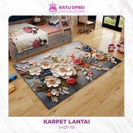 RATU European Floor Carpet Home Carpet Aesthetic Carpet European Rug Carpet [145-166] QUEEN BED SHEE