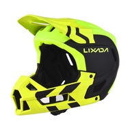 ZFEIO หมวกกันน็อคจักรยาน Lixada แบบถอดได้ Seluruh Wajah จักรยานการปั่นจักรยานถนนภูเขาหมวกกันน็อก MTB