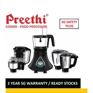 Preethi Cosmo Food Processor Mixer Grinder Atta Kneading Blender 5 Jars 2year motor warranty SG