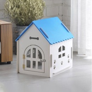 Seasonal waterproof and moisture-proof wood plastic dog house washable cat nest wooden dog house