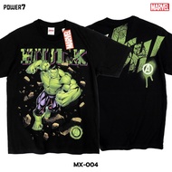 Power 7 Shop HULK Cartoon T-Shirt Authentic MARVEL COMICS T-SHIRTS (MX-004)