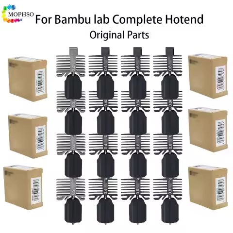 For Bambu Lab Original X1/P1 Series Hotend Kit Hardened Steel Nozzle 0.2/0.4/0.6/0.8mm Bambulab X1C 