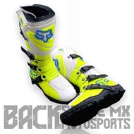 Trail SV Shoes - MOTOCROSS รองเท้า - รองเท้า ENDURO - รองเท้ามอเตอร์ - รองเท้าเทรล - รองเท้า GTX - รองเท้า ADVENTURE - รองเท้าฟลูออกรีน สีขาว