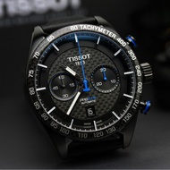 TISSOT T100.427.36.201.00 T1004273620100 Men's Watch PRS 516 AUTOMATIC CHRONOGRAPH 45mm Leather Stra