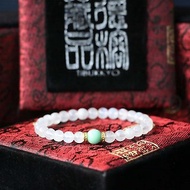 原礦無染色月光石6mm 緬甸黃玉綠料 客製化手珠 串珠飾品手鍊