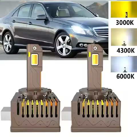 D2S Tricolor Canbus LED Headlights 110W 40000LM D1S D3S D4S 6500K 4300K 3000K For Car Headlights Lig