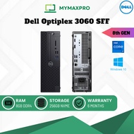 PC i7 Dell Optiplex 3060 SFF Intel Core i7 (8th Gen) / 8GB RAM / 256GB NVME / Win 10 Home (Refurbish
