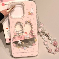 Rabbit Girl Illustration Aesthetic Case hp Infinix 60 PRO PLUS hot 60i Smart 10 Plus Hot 60 8 Pro Pl