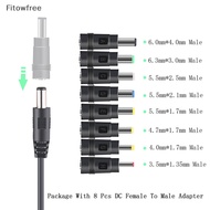 Fitow USB To DC Power Cable 5V To 12V Boost Converter 8 Adapters USB To DC Jack Charging Cable For Wifi Router Mini Fan Speaker FE