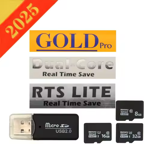 Gold Pro SDHC Card With 8G 16G 32G Memory Card & USB Adapter For NDS 2DS 3DS NDSI NDSL Gold Pro & RT