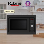 RUBINE RMO-OREO-28BL Built-in Microwave Oven With Capacity Up To (28L)