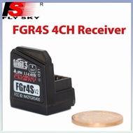FLYSKY FGr4S V2 4CH 2.4G Mini Receiver 3.5-8.4V Built-in Single Antenna PWM Radio System For RC Mode