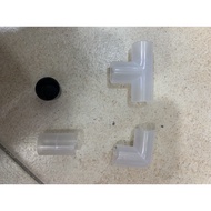 Aquarium and pond pipe connections