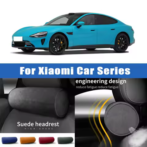 Top Quality Car Headrest Neck Support Seat Soft Neck Pillow Breathable For Xiaomi SU7 SU7L YU7 YU7CT