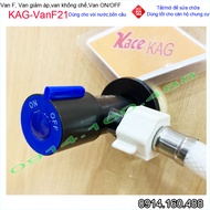 Van giảm áp ON OFF sus304 KAG-VanF21 van F khóa dây cấp máy nước nóng D21 vòi nước chung cư siêu bền