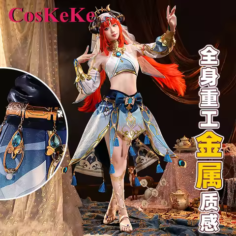CosKeKe Nilou Cosplay Anime Game Genshin Impact Costume Sweet Gorgeous Uniform Dress Women Halloween