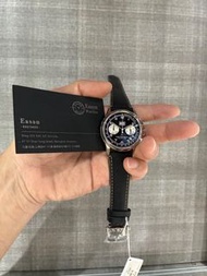 ❤️全新品 公價$62,800 年曆錶  反白熊貓面 透明玻璃錶底 計時碼錶 自動機械錶 ✅出世卡 ✅盒 CARL F.BUCHERER HERITAGE BICOMPAX ANNUAL 00.108