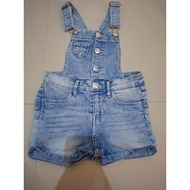 Denim Jumper shorts for kids