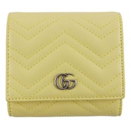 【日本直送】 ર GUCCI GG Marmont 錢包 雙摺短夾 598629 皮革 女仕【二手品】