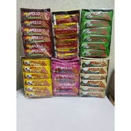 Apollo Waffles Creamed Waffle Chocolate / Strawberry / Milk / Peanut  / Pandan / Choco Peanut Bar