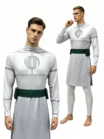 Adult Invincible Omni-Man Cosplay Costume Nolan Grayson Viltrumite Outfit Jumpsuit with Cloak for Ha