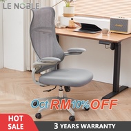 LENOBLE 606 Office Chair Mesh Ergonomic Chair Kerusi Pejabat Study Chair Gaming Chair-3 Years Offici